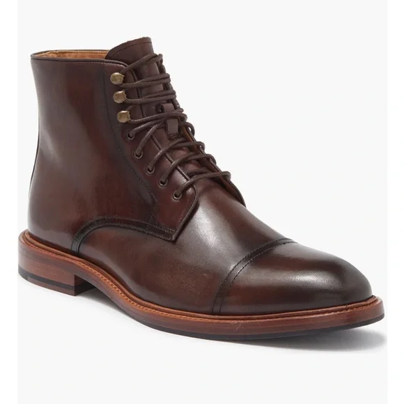 CURATORE Fora Lace-Up Boots Mens Size 9.5 New In Box Florsheim Lodge Cap Toe Lace Up Boot - FREE Shipping & FREE  main image 4